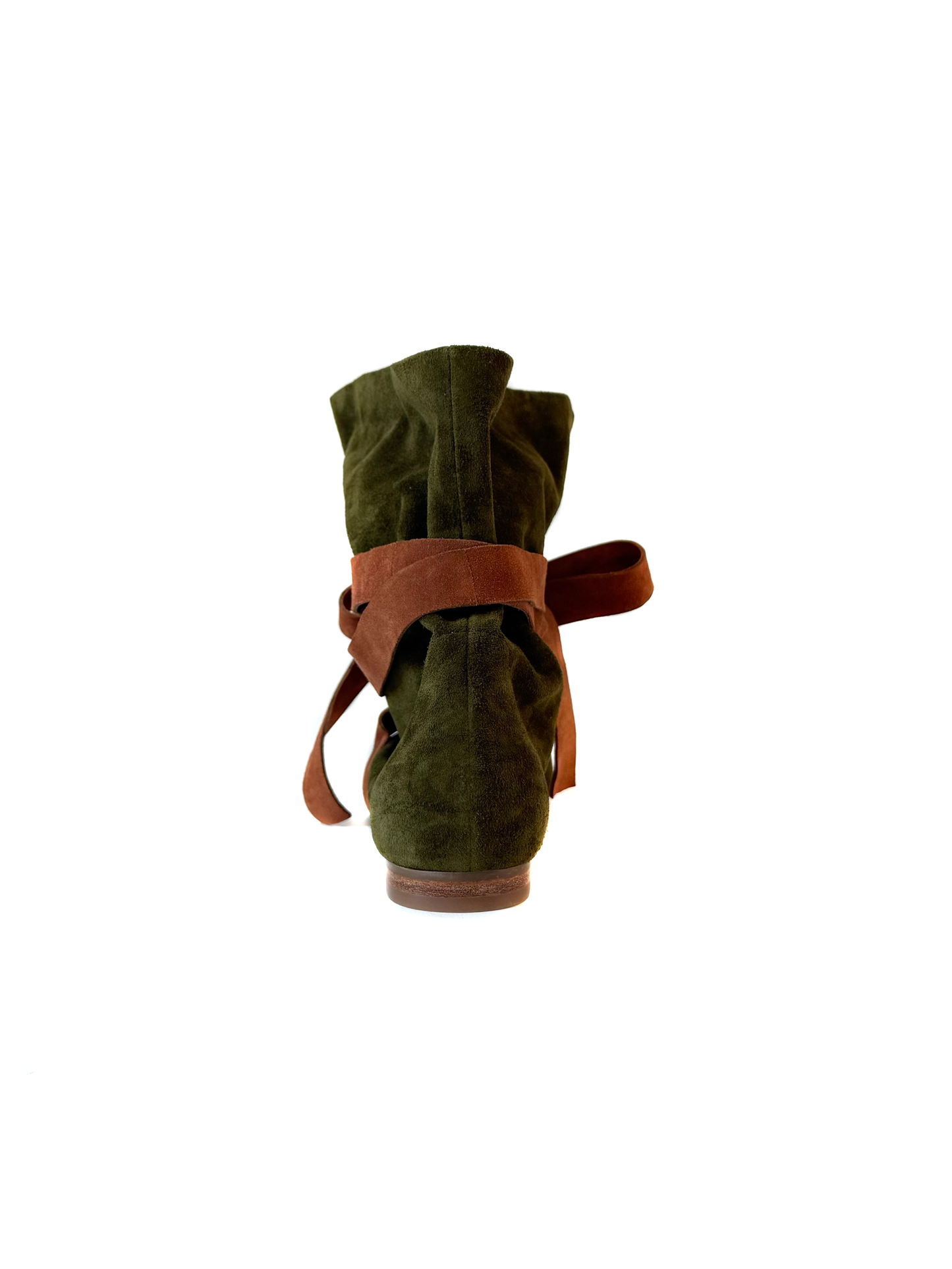 Green Suede Boot