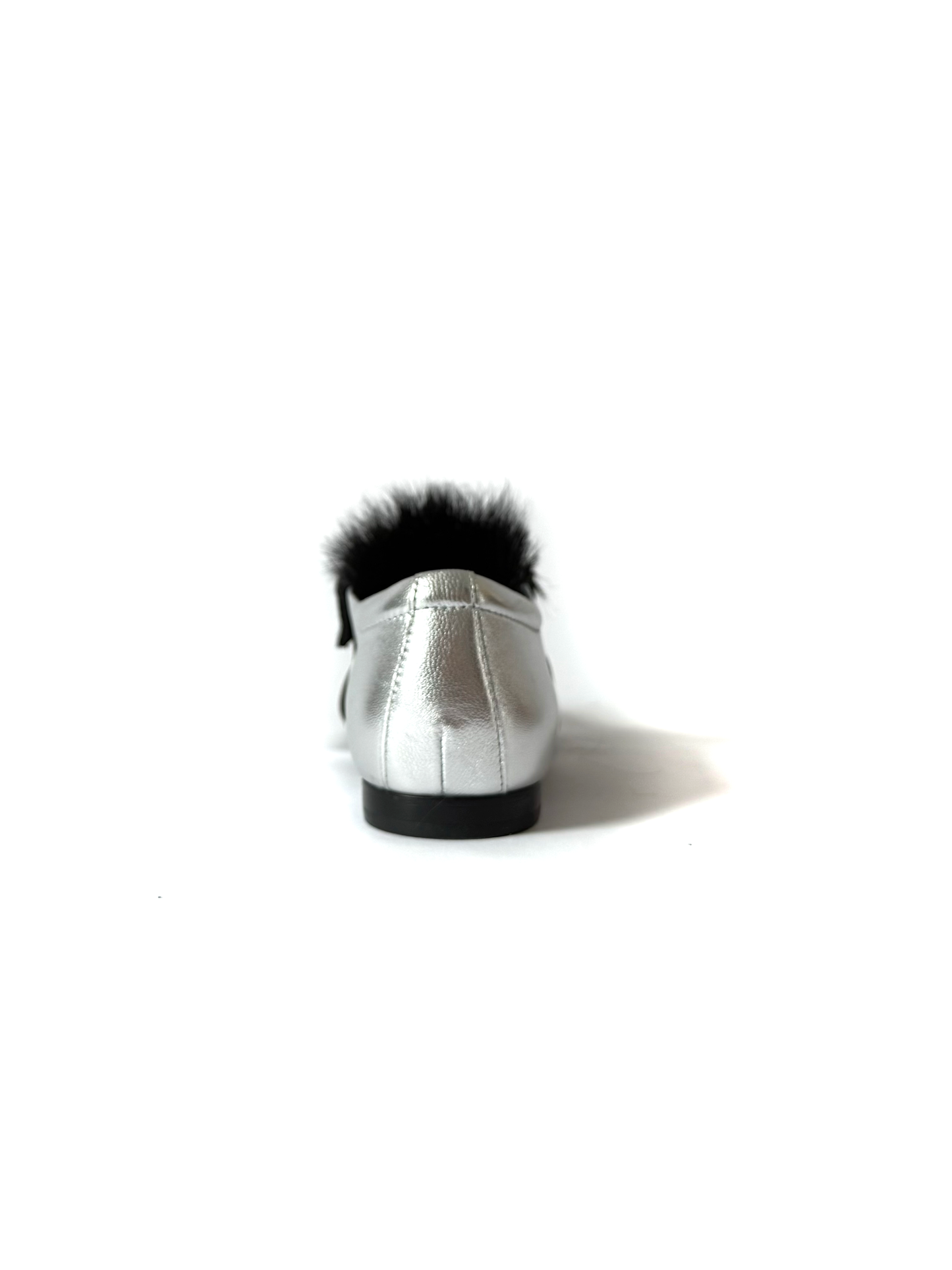 Metallic and Pony Hair Leather Tennis