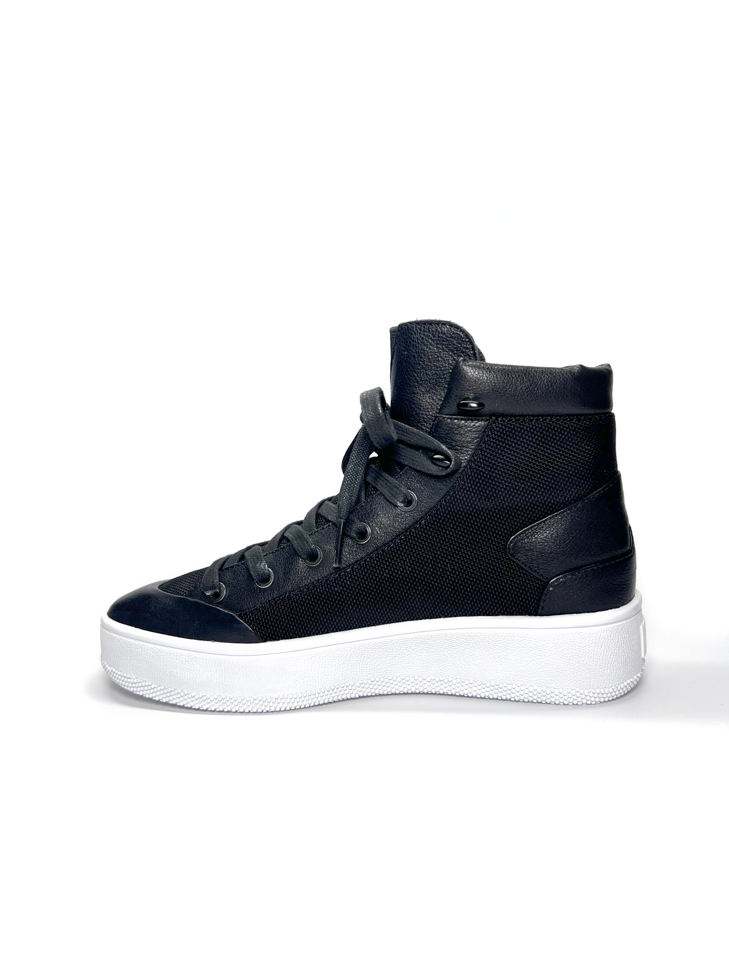 High-top Black Cristal Tennis