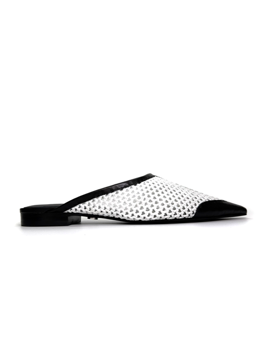 White and Black Mule