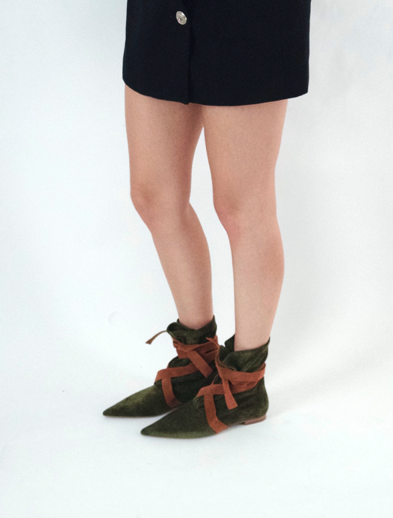 Green Suede Boot
